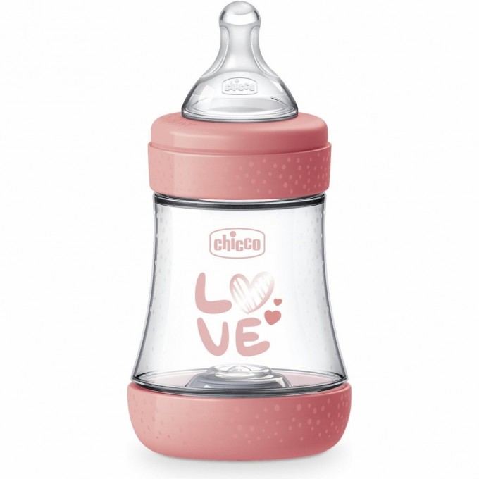 Бутылочка пластиковая CHICCO PERFECT 5 NEW GIRL 150 мл медленый поток 00020211110040 Бутылочка пластиковая CHICCO PERFECT 5 NEW GIRL 150 мл медленый поток 00020211110040