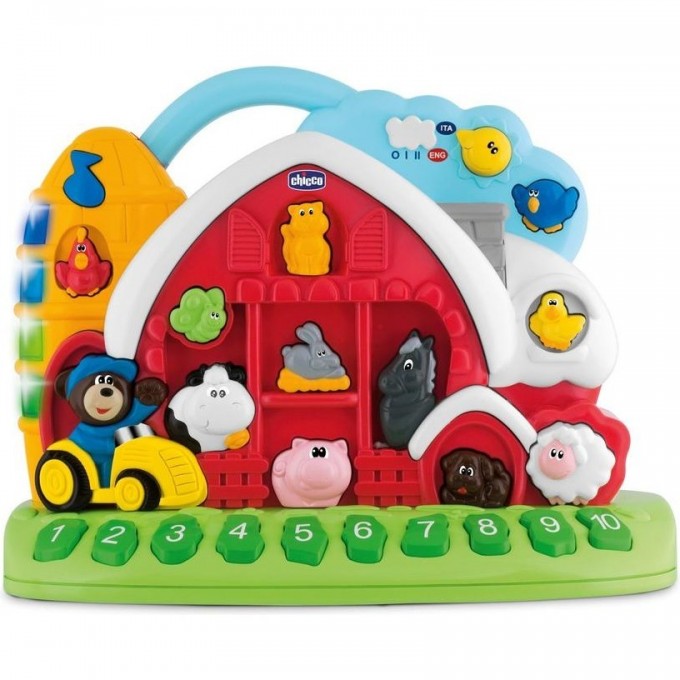 Говорящая ферма CHICCO, Красный 60079000180 Говорящая ферма CHICCO, Красный 60079000180