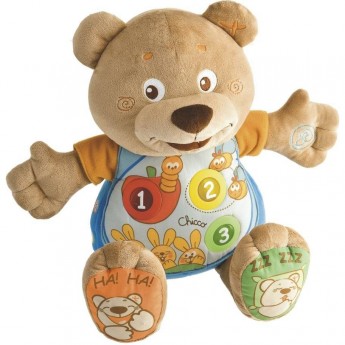 Говорящий Мишка CHICCO Teddy, коричневый