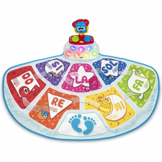 Игровой музыкальный танцевалиный коврик CHICCO, Разноцветный 00010109000180 Игровой музыкальный танцевалиный коврик CHICCO, Разноцветный 00010109000180