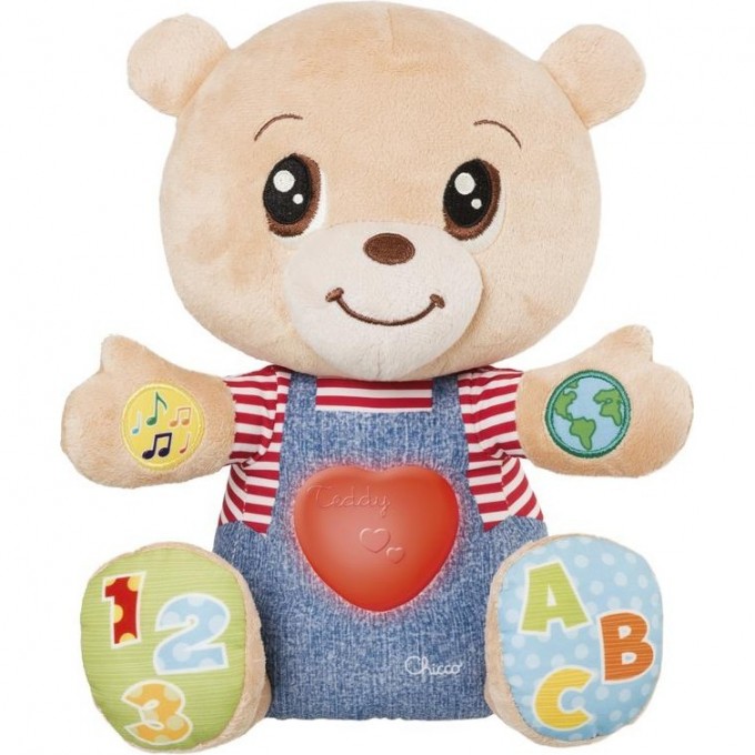 Игрушка CHICCO говорящий Мишка Teddy Emotion (русс/англ), Разноцветный 00007947000180 Игрушка CHICCO говорящий Мишка Teddy Emotion (русс/англ), Разноцветный 00007947000180