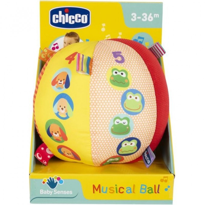 Игрушка CHICCO "Музыкальный мячик", Разноцветный 00010058000000 Игрушка CHICCO "Музыкальный мячик", Разноцветный 00010058000000