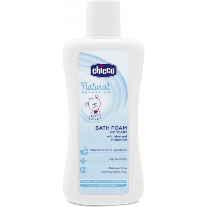 Пена для ванны CHICCO NATURAL SENSATION, 200 мл 00007452100000 Пена для ванны CHICCO NATURAL SENSATION, 200 мл 00007452100000