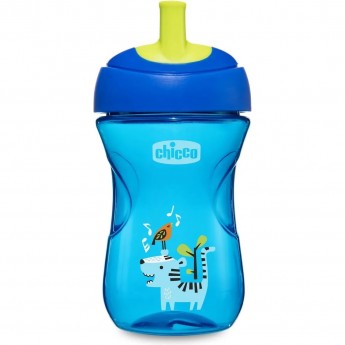 Поильник CHICCO ADVANCED CUP 12+, синий Поильник CHICCO ADVANCED CUP 12+, синий
