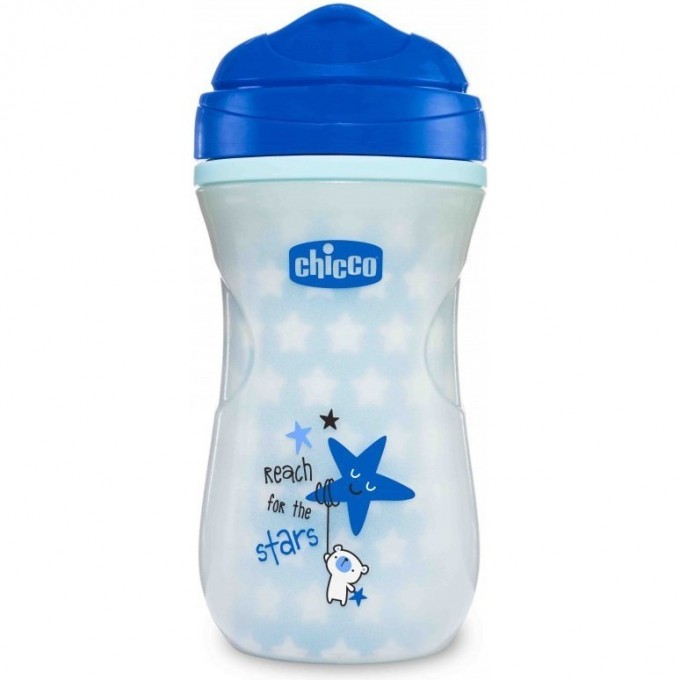 Поильник CHICCO GLOWING CUP, Голубой 00006971200000 Поильник CHICCO GLOWING CUP, Голубой 00006971200000