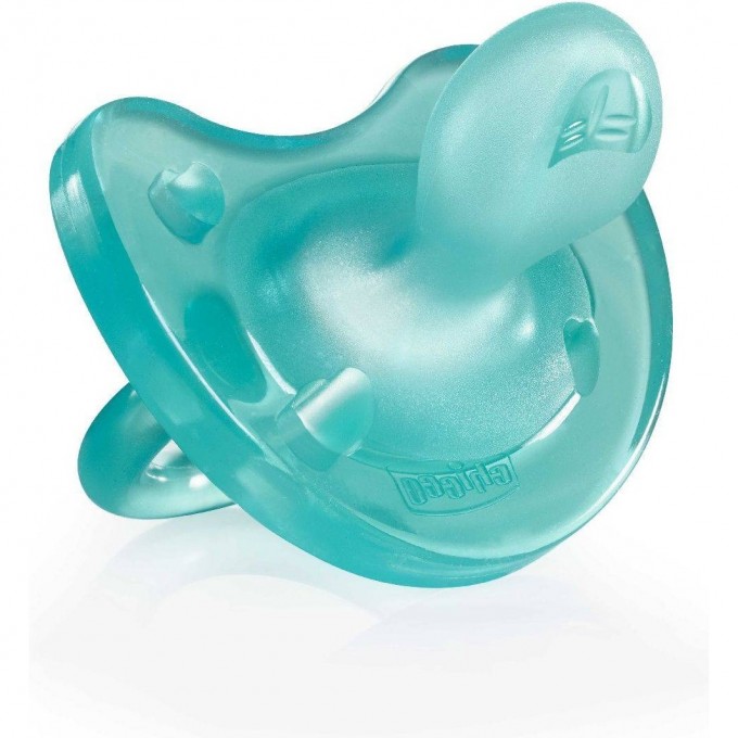 Пустышка силиконовая CHICCO PHYSIO SOFT 0-6м, голубая 00002711210000 Пустышка силиконовая CHICCO PHYSIO SOFT 0-6м, голубая 00002711210000