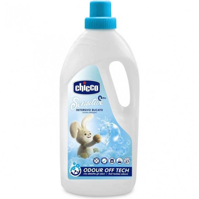 Средство для стирки детского белья CHICCO 1,5 л, Белый 00007532200000 Средство для стирки детского белья CHICCO 1,5 л, Белый 00007532200000